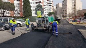 asfaltado calles viales