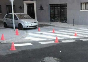 Pintar asfalto