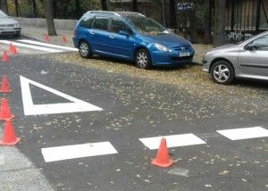 Pintado señales horizontales