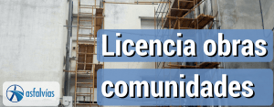 licencia obras comunidades
