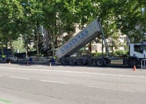 asfaltado canalizaciones barrio pilar madrid