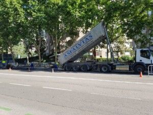 asfaltado canalizaciones barrio pilar madrid