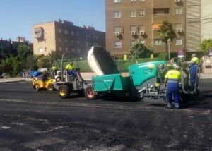 Asfaltado Aparcamiento exterior en avenida de Francia en Leganes