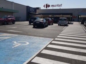 asfaltado aparcamiento carrefour arroyomolinos madrid