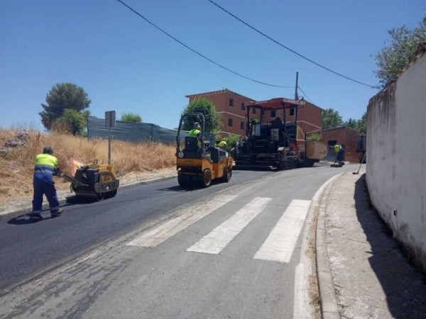 Renovación asfalto calles y viales Valdaracete Madrid