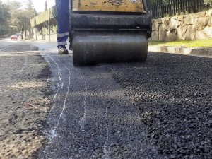 Obra renovación de red en La Florida