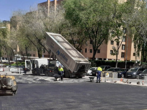 OBRAS CARRETERA DE CANILLAS EN MADRID