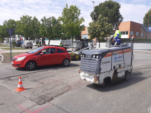 FRESADO PARCHEO EN PINTO