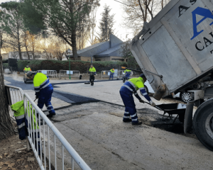 Canalizaciones renovación de red en Villanueva de la Cañada Canalizaciones renovación de red en Villanueva de la Cañada